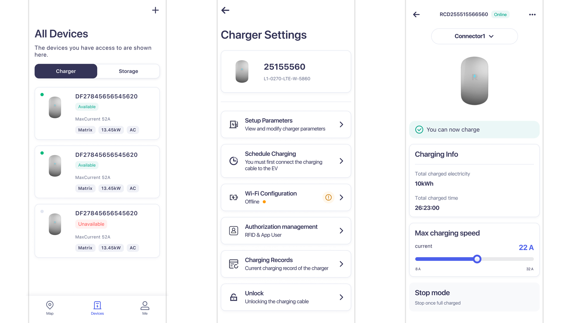 Customised Smart EV Charging APP